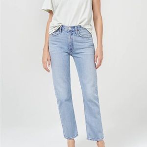 Agolde Mia jean mid rise straight size 34 NWT